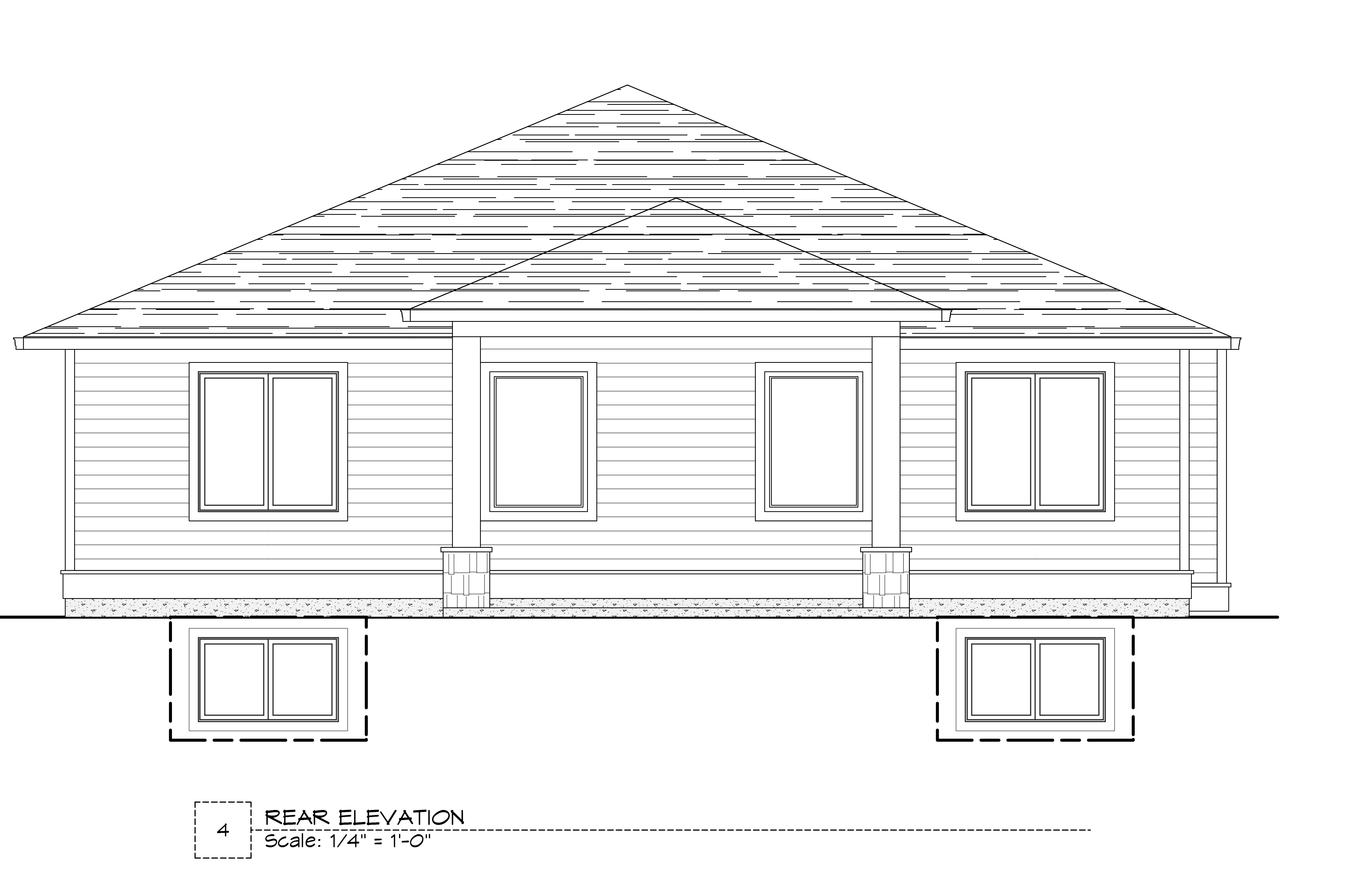 Rear Elevation Dilworth Quality Homes